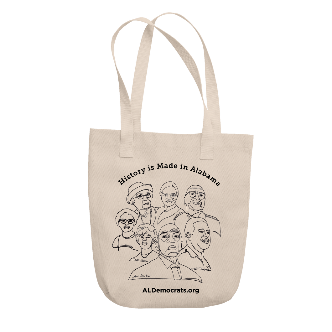 History Is Made In Alabama Tote